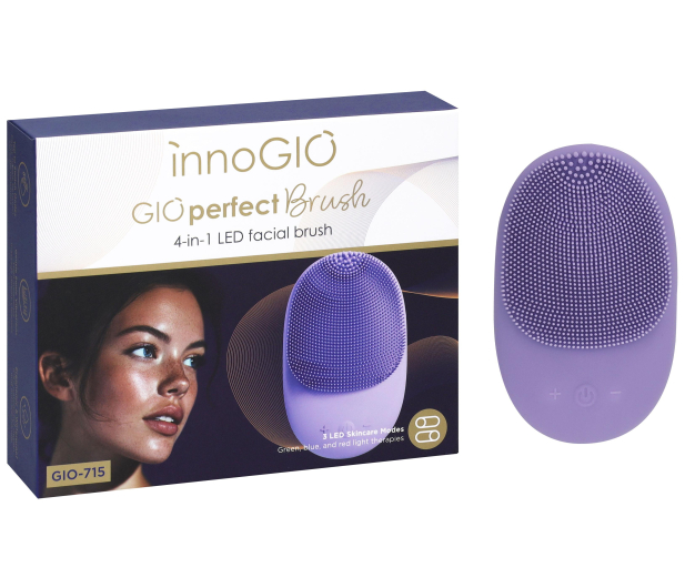 InnoGIO GIOperfrect Brush GIO-715 - Soniczna szczoteczka do twarzy L - 1487272 - zdjęcie